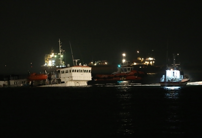 M/V Bereket Ahırkapı demir bölgesinde battı 3