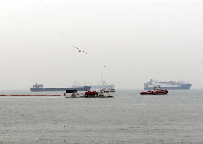 M/V Bereket Ahırkapı demir bölgesinde battı 4