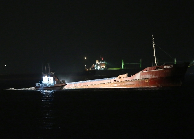 M/V Bereket Ahırkapı demir bölgesinde battı 5