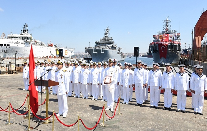 A-583 TCG Işın Türk Deniz Kuvvetleri'ne teslim edildi 7