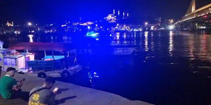 Haliç Metro Köprüsü’nden Denize Düşen Genci, Tur Teknesinin Kaptanı Kurtardı