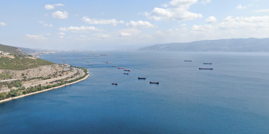 İzmit Körfezi'nde Gemi Yoğunluğu