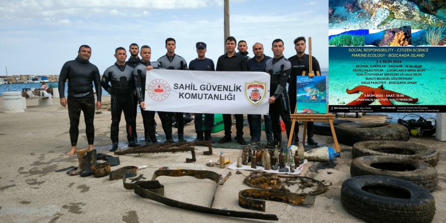 Bozcaada Sualtı Günleri: Deniz Canlıları Eğitimi ve Temizlik Etkinlikleri Gerçekleşti