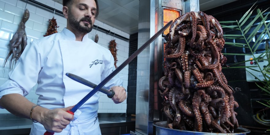 Döneriyle Meşhur Ankara'da Yeni Lezzet: Ahtapot Döner