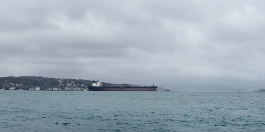 İstanbul Boğazı'nda Tanker Arızası Yaşandı, Gemi Trafiği Durduruldu