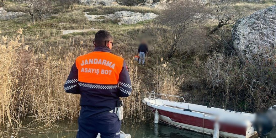 Ağ İle Avlanma Yasağına Uymayan Şahsı Jandarma Yakaladı