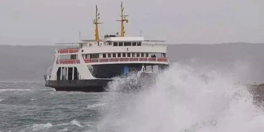 Marmara'da Olumsuz Hava Şartları Nedeniyle Deniz Seferleri İptal Edildi