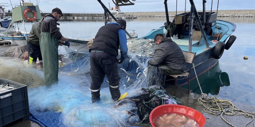 "Al Da Gel" Teknesiyle Denize Açıldılar 2 Ton Lüferi Alıp Geldiler