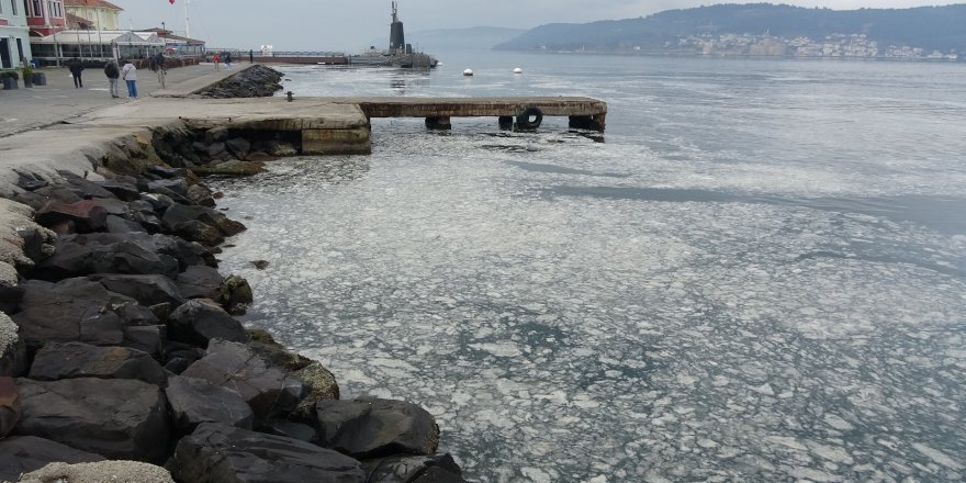 Müsilaj Çanakkale Boğazı'nı Kaplamaya Başladı