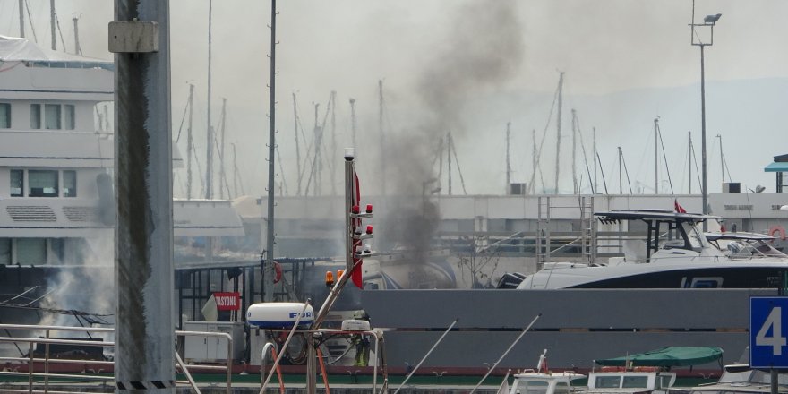 Pendik Marina’da Yakıt Deposunda Yangın