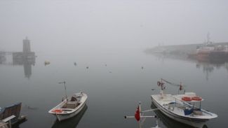 Zonguldak'ta yoğun sis deniz ulaşımını etkiledi