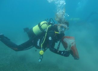 Bodrum'da Deniz Dibi Temizliği Yapıldı