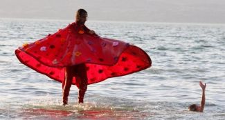 Burdur Gölü'nde kuraklık dansı