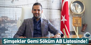 Şimşekler Gemi Söküm AB Listesinde!