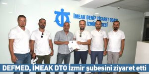 DEFMED, İMEAK DTO İzmir şubesini ziyaret etti