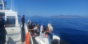 Marmaris’te 19 Düzensiz Göçmen Kurtarıldı