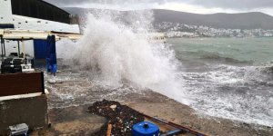 Bodrum-Kaş Arası Denizlerde Fırtına Uyarısı