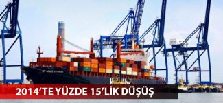 Dış ticaret açığı 2014'te yüzde 15,4 düştü