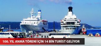 100. yıl anma töreni için 14 bin turist geliyor