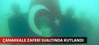 Çanakkale Zaferi sualtında kutlandı