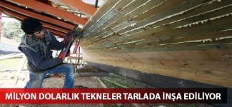 Milyon dolarlık tekneler tarlada inşa ediliyor