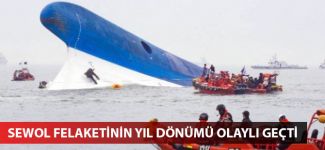 Sewol felaketinin yıl dönümü olaylı geçti