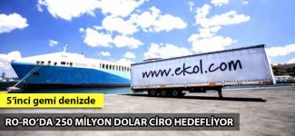 Ekol Lojistik, Ro-Ro taşımacılığında 250 milyon dolar ciro hedefliyor