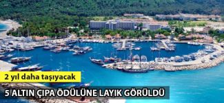 Kemer Marina, 5 Altın Çıpa'yı 2 yıl daha taşıyacak