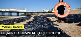 Göçmen trajedisine gerçekçi protesto