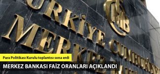 Merkez Bankası faiz oranlarında değişikliğe gitmedi