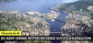 Norveç'in Drammen kenti ısınma ihtiyacını deniz suyuyla karşılıyor