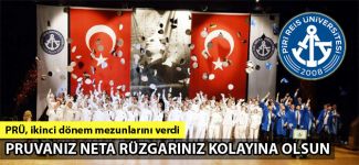 Piri Reis Üniversitesi'nde mezuniyet coşkusu