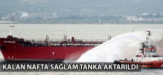 STİ Pimlico'da oluşan hasar sonucu sızan nafta sağlam tanka aktarıldı