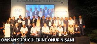 14 OMSAN sürücüsü IRU tarafından onur nişanıyla ödüllendirildi