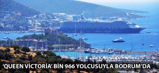 Bermuda bayraklı 'Queen Victoria' Bodrum'da