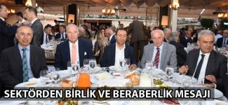 İMEAK DTO ve Türk Armatörler Birliği'nin düzenlediği iftar dün gerçekleşti