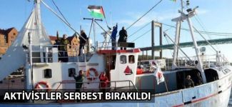 İsrail'in gözaltındaki aktivistleri serbest bırakıldı