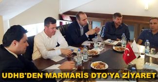 UDHB heyeti ve Marmaris DTO sektörün sorunlarını masaya yatırdı